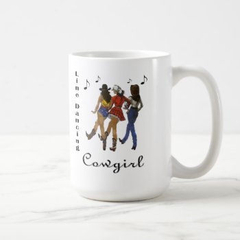 Western Country "line Dancing Cowgirl" Coffee Cup by BootsandSpurs at Zazzle