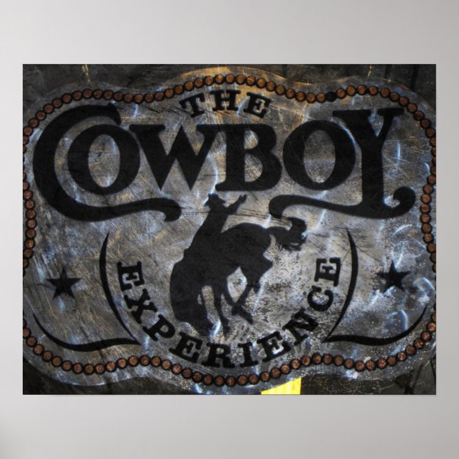 western country Stampede Horse cowboy rodeo Poster (Front)