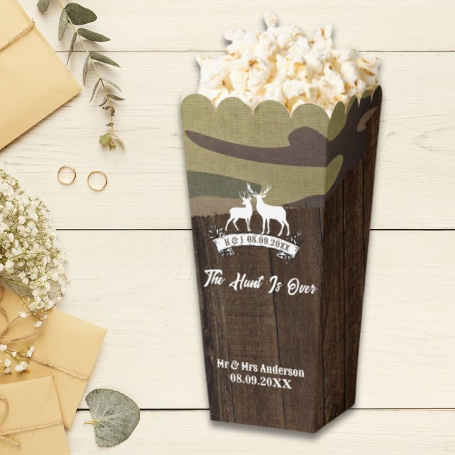 Western Country The Hunt Is Over Deer Wedding  Favor Boxes (Western Country The Hunt Is Over Deer Wedding Favor Boxes)