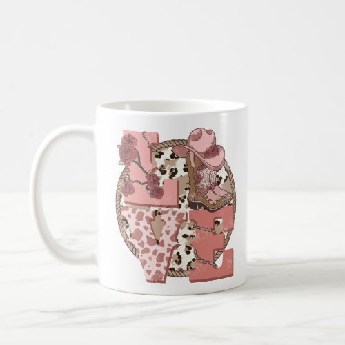 Western Country Valentines Day Love Coffee Mug