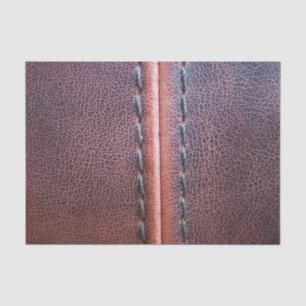 western country Weathered Stitching Faux Leather Tissue Paper