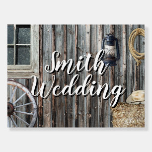 Western Cowboy Barn Foam Board