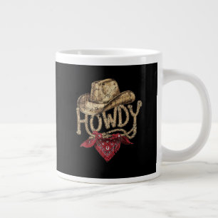Western Cowboy Birthday Party Giant Coffee Mug