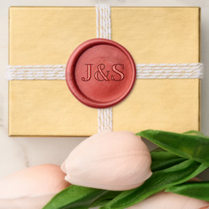 Western Cowboy Boots Floral Elegant Mason Jar Wax Seal Sticker