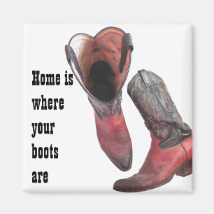 Western Cowboy Boots Magnet