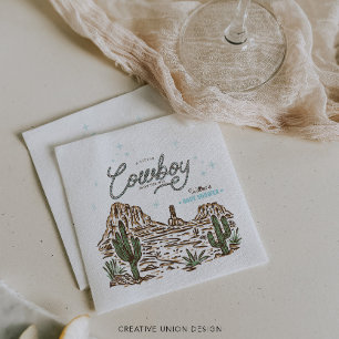 Western Cowboy Boy Baby Shower Napkins
