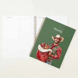 Western Cowboy Christmas Planner