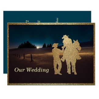 cowboy wedding invitations