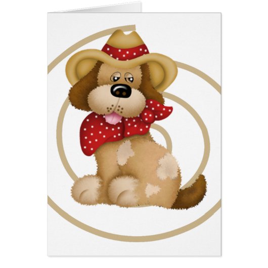 Western Cowboy Dog Cards (Front)