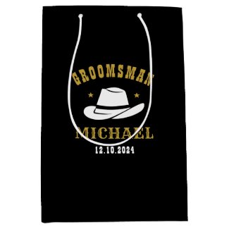 Western Cowboy Hat Groomsmen Personalized Name