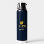 Western Cowboy Hat Personalized Elegant Groomsmen Water Bottle<br><div class="desc">Personalized gifts for groomsmen and best man with western cowboy theme. Decorated with cowboy hat with vintage western font. Text and background color are editable using the Design Tool to fit your occasion. Get this customize gift for wedding,  bachelor party,  engagement party or any other special occasions.</div>