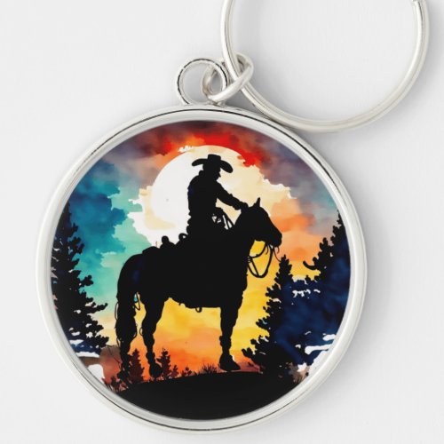 Western Cowboy  Keychain