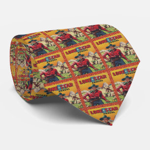 Western Cowboy Lone Star Neck Tie