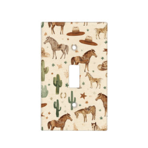 Western Cowboy Nursery Light Switch Cover