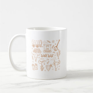 Western Cowboy Pack Coffee Mug