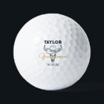 Western Cowboy Personalized Groomsmen Monogram Golf Balls<br><div class="desc">Personalized gifts for groomsmen with old western cowboy theme. Decorated with cowboy hat with vintage western font. Text and background color are editable using the Design Tool to fit your occasion. Get this customize gift for wedding,  bachelor party,  engagement party or any other special occasions.</div>