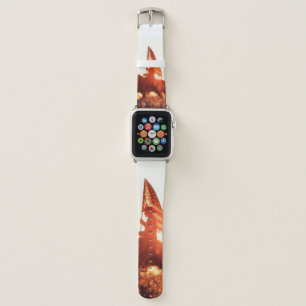 Western - cowboy portrait with USA flag Apple Watch Band