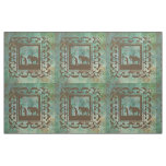 Western Cowboy Prayer Design Fabric 9&quot; square