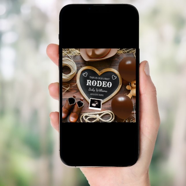 Western Cowboy Pregnancy Announcement (Front Digital)