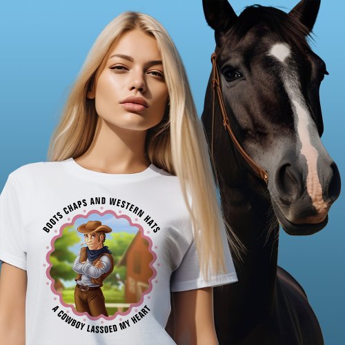 Western Cowboy Ranch Customizable T_Shirt