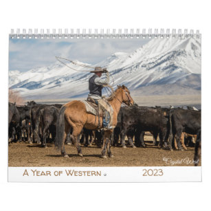 Western Cowboy Ranching Calendar