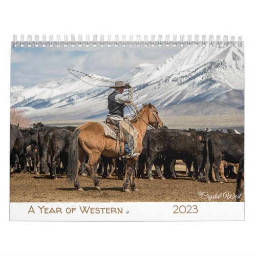 Western Cowboy Ranching Calendar