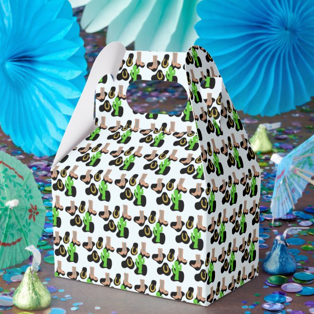 Western Cowboy Rodeo Birthday Favor Boxes (Party)