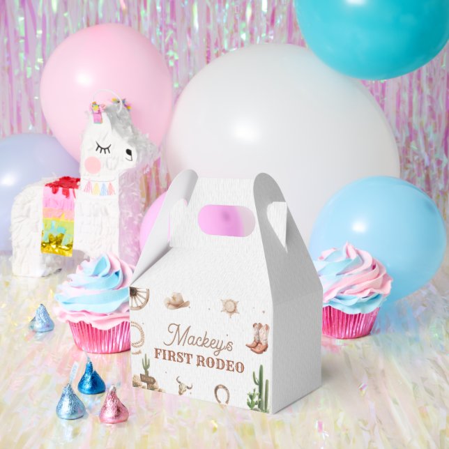 Western Cowboy Rodeo Birthday Favor Boxes (Party)