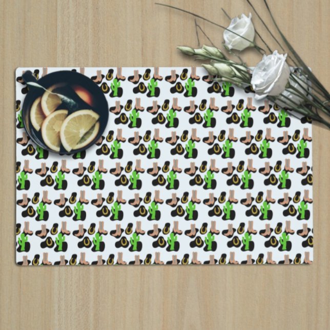 Western Cowboy Rodeo Birthday Placemat (Creator Uploaded)