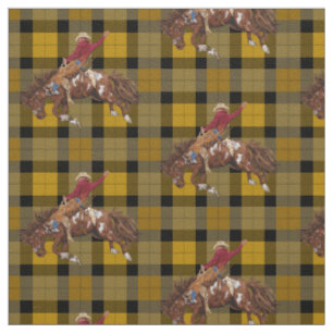Western Cowboy-Rodeo Bronco Buster Fabric
