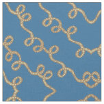 Western Cowboy Rope Lasso Print Fabric