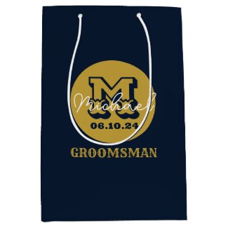 Western Cowboy Rustic Groomsmen Name Monogram