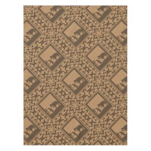 Western Cowboys Prayer Table Cloth