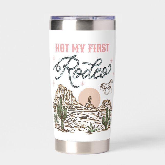 Western Cowgirl Baby Shower Tumbler (Front)