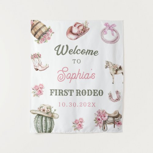 Western Cowgirl First Rodeo Birthday Party