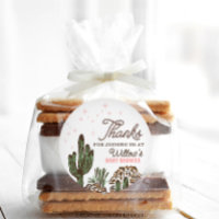 Western Cowgirl Girl Baby Shower Favor
