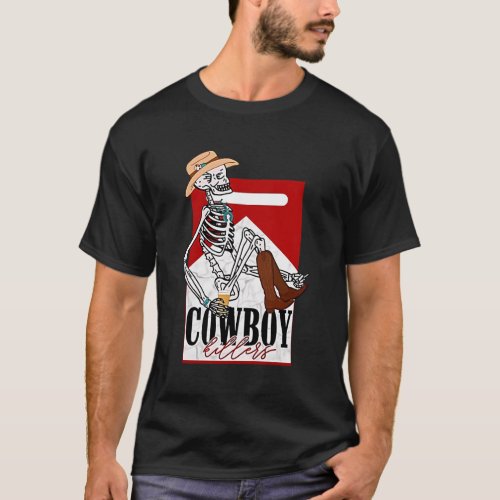 Western Cowgirl Horse Rodeo Punchy Cowboy Killers  T_Shirt