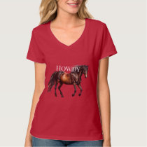 Western Cowgirl Horse T-Shirt
