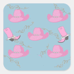 Let's Go Girls | Pink Cowboy Cowgirl Rodeo Hat Preppy Aesthetic  Bachelorette Party | HOWDY Y'ALL | White Background | Greeting Card
