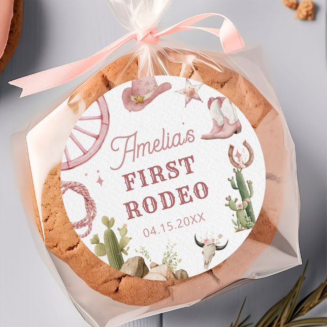Western Cowgirl Rodeo Birthday Sticker (Creator Uploaded)
