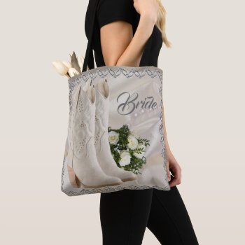 Western Cowgirl Wedding Bride Tote Bag by RODEODAYS at Zazzle