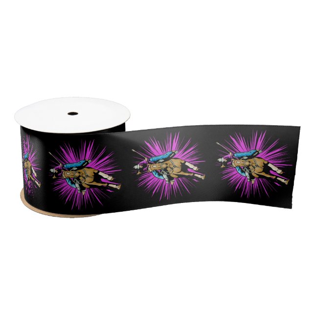 Western Craft Floral Gift Ribbon Barrel Racer (Spool)