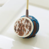 Western Cream Brown Cowhide Cake Pops (Front Insitu)