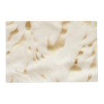 Western Cream White Gold Cowhide Placemat at Zazzle