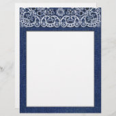 Western Denim and Bandana Letterhead stationary (Front/Back)