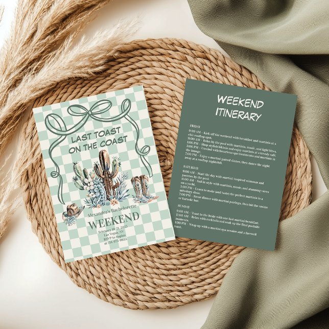 Western Desert Bachelorette Invitation (Creator Uploaded)