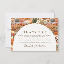 Western Desert Floral Wedding