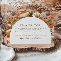 Western Desert Floral Wedding