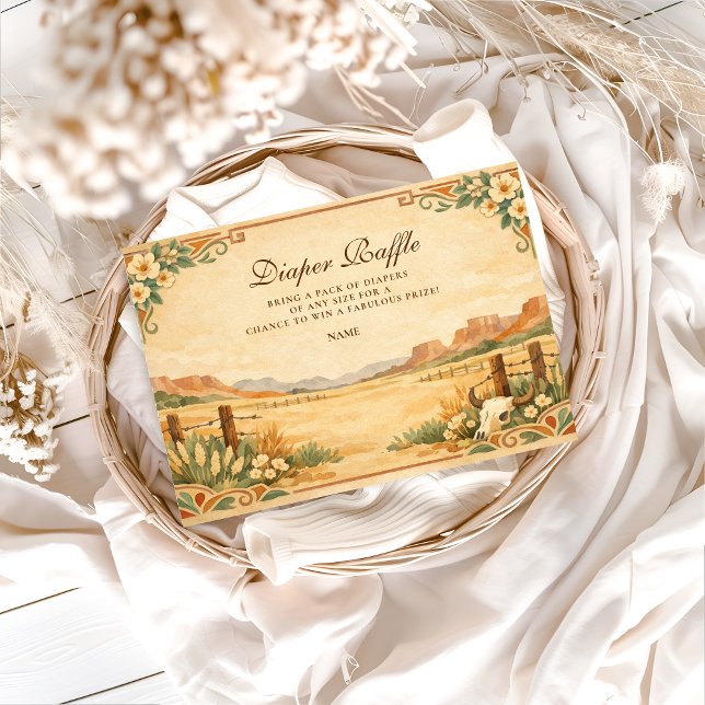 Western Desert Wildflower Diapper Raffle  Enclosure Card (Creator Uploaded)