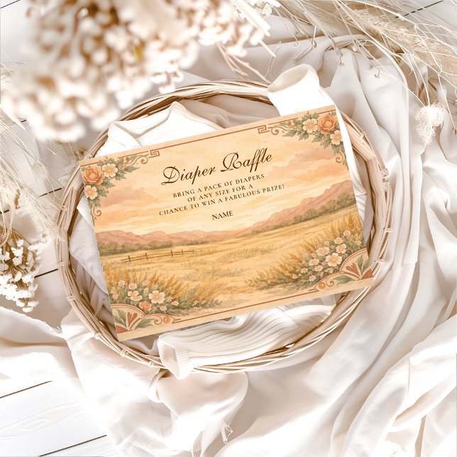 Western Desert Wildflower Diapper Raffle  Enclosure Card (Creator Uploaded)